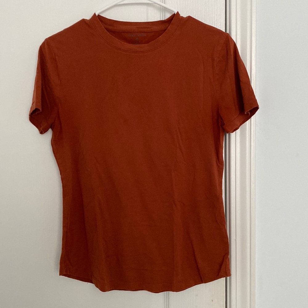 Tradlands cotton t shirt burnt orange